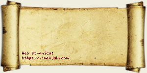 Mina Banjac vizit kartica